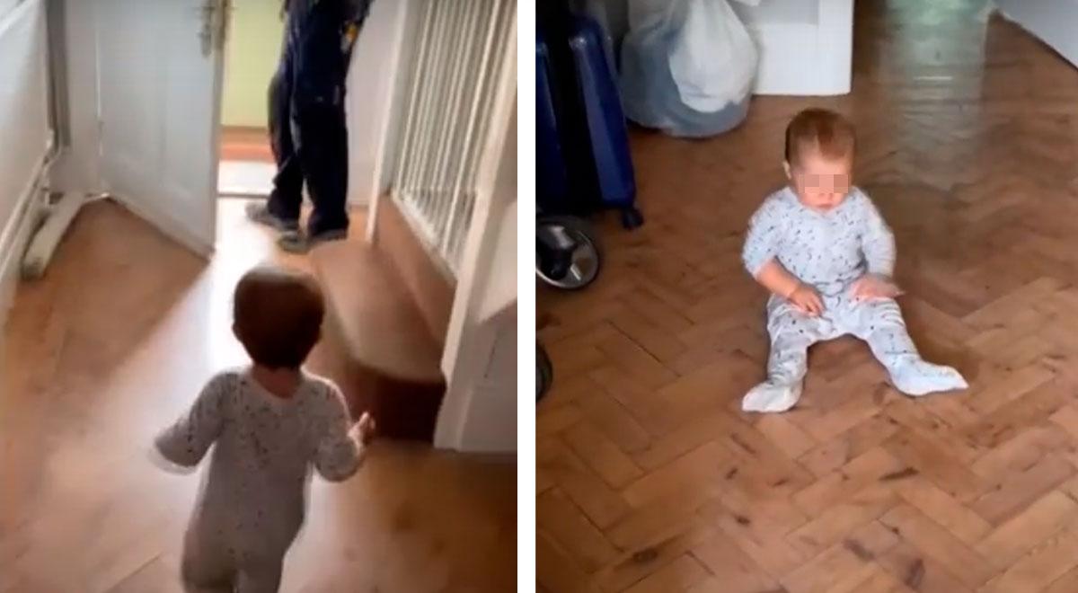 El Conmovedor Video Del Bebe Que Llora Cada Vez Que Su Papa Se Va A Trabajar Video Ap Noticias