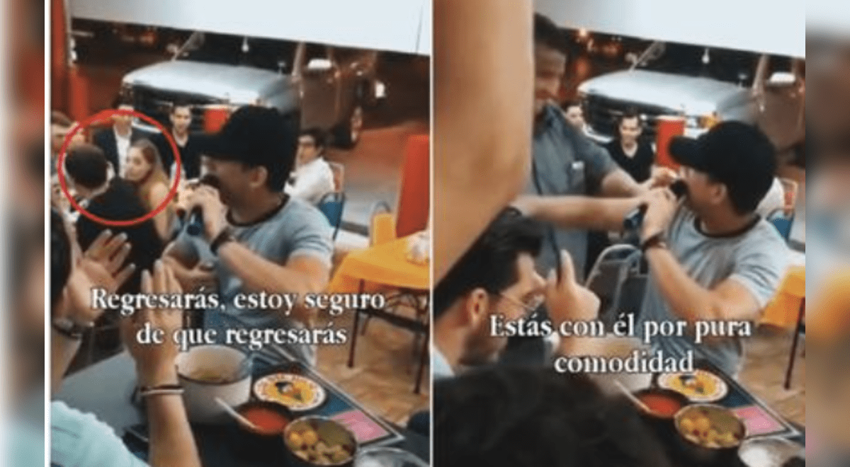 La singular escena no tardó en volverse viral en las redes sociales.