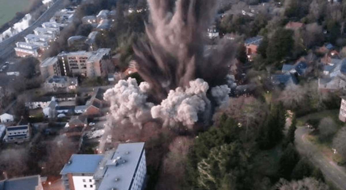 Reino Unido: Explota bomba de la Segunda Guerra Mundial en Londres y provoca severos daños Reino Unido: Explota bomba de la Segunda Guerra Mundial en Londres y provoca severos daños