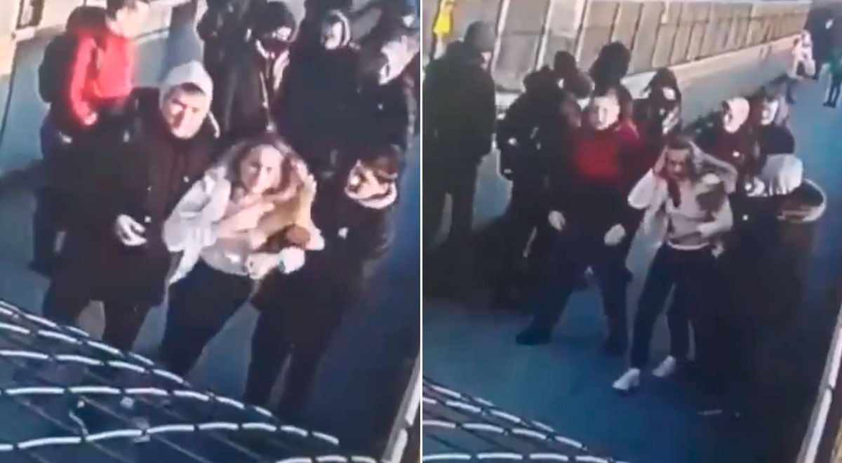 Adolescentes salvan a mujer en estado de ebriedad que intentó saltar de un puente Adolescentes salvan a mujer en estado de ebriedad que intentó saltar de un puente
