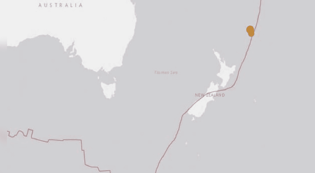 Nueva Zelanda: dos nuevos terremotos de 6.1 y 6.2 sacuden las islas Kermadec Nueva Zelanda: dos nuevos terremotos de 6.1 y 6.2 sacuden las islas Kermadec