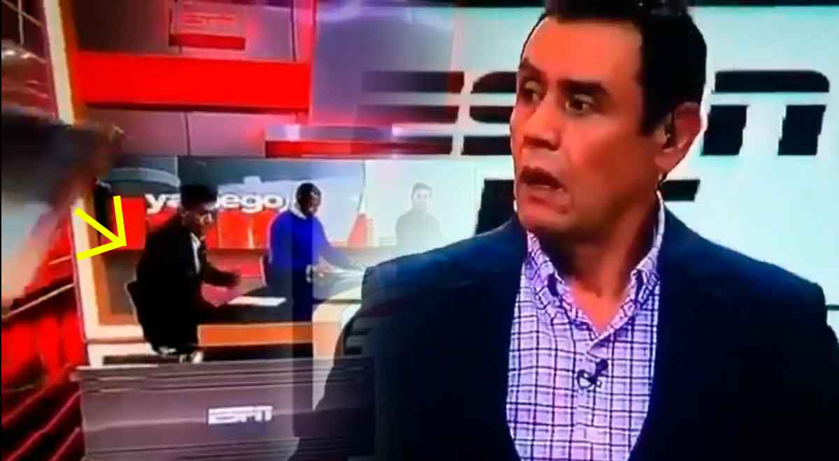 Colombia: Periodista es aplastado por una pantalla gigante en pleno programa en vivo Colombia: Periodista es aplastado por una pantalla gigante en pleno programa en vivo