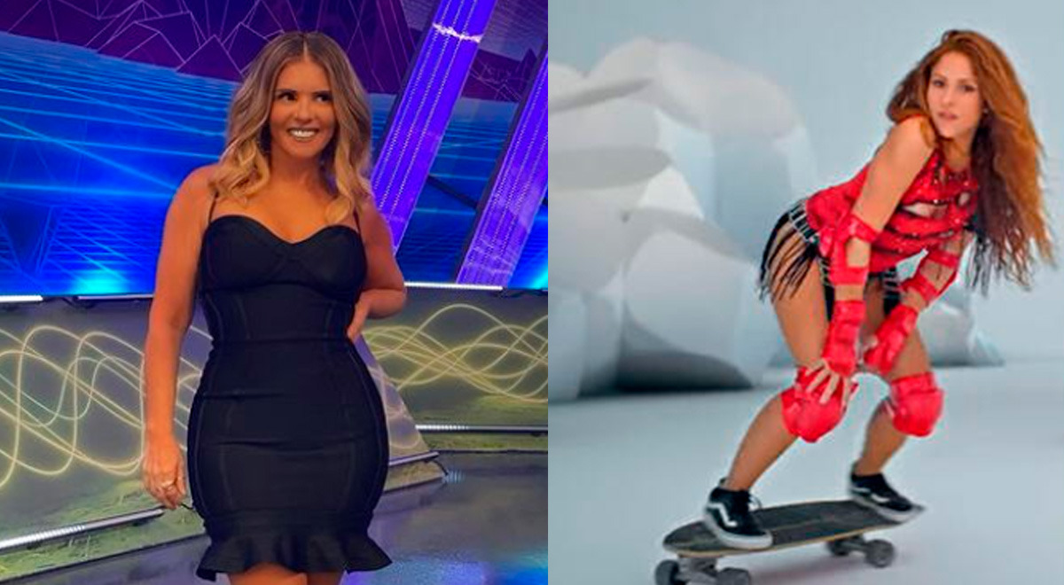 Johanna San Miguel muestra su habilidad para montar skate como Shakira Johanna San Miguel muestra su habilidad para montar skate como Shakira