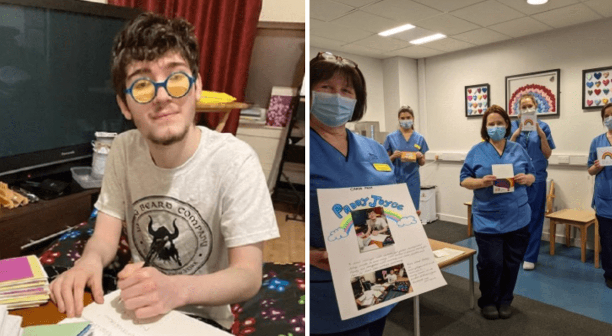 Joven autista escribe 700 cartas para médicos y enfermeros: “Ellos también pueden sonreír” Joven autista escribe 700 cartas para médicos y enfermeros: “Ellos también pueden sonreír”