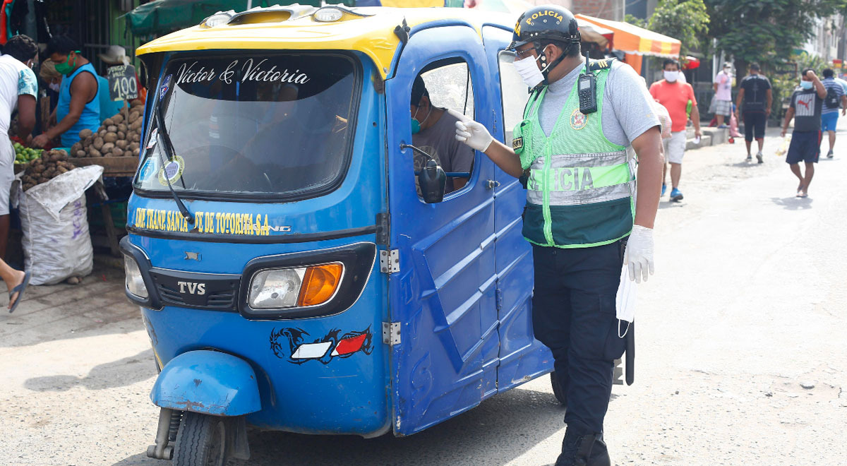 SJL: municipio pintará las placas de los mototaxis formales en el techo de las unidades SJL: municipio pintará las placas de los mototaxis formales en el techo de las unidades