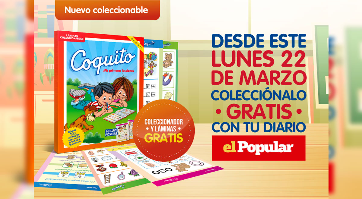 Nuevo coleccionable del diario El Popular “Coquito mis primeras lecciones” Nuevo coleccionable del diario El Popular “Coquito mis primeras lecciones”
