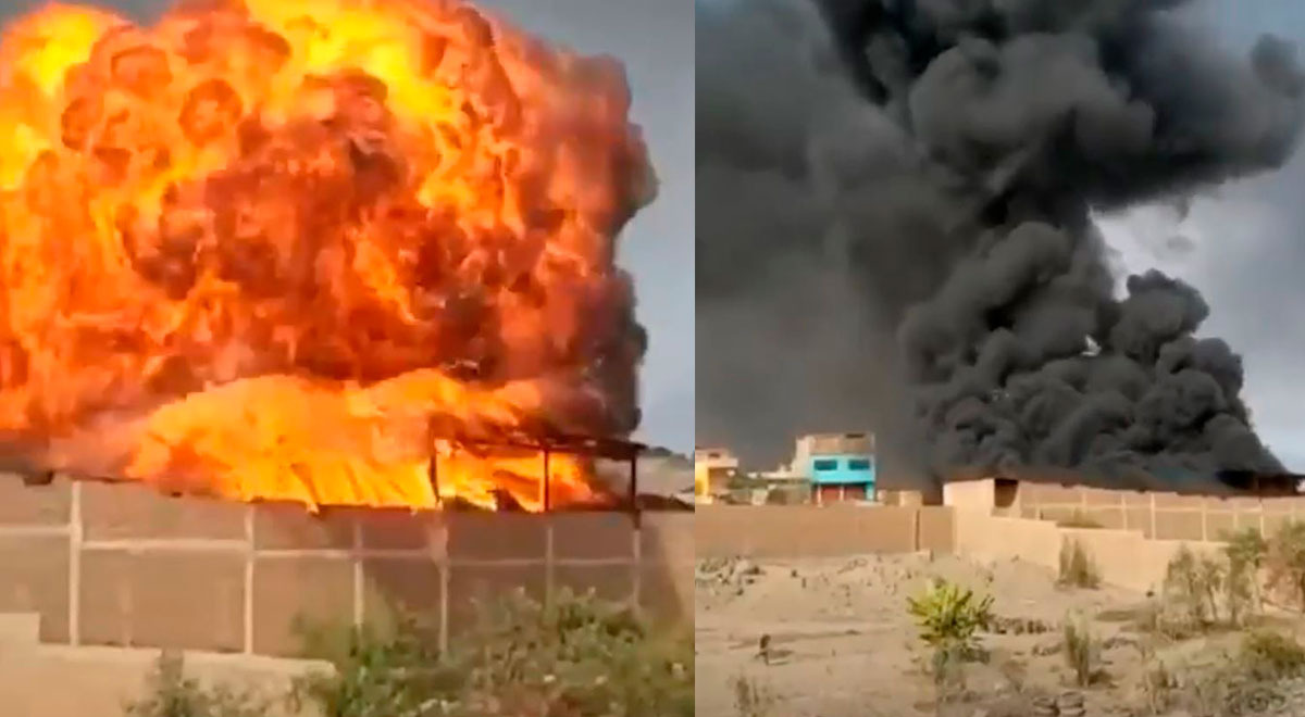 Puente Piedra: incendio de grandes proporciones consume varias vivienda en Zapallal Puente Piedra: incendio de grandes proporciones consume varias vivienda en Zapallal