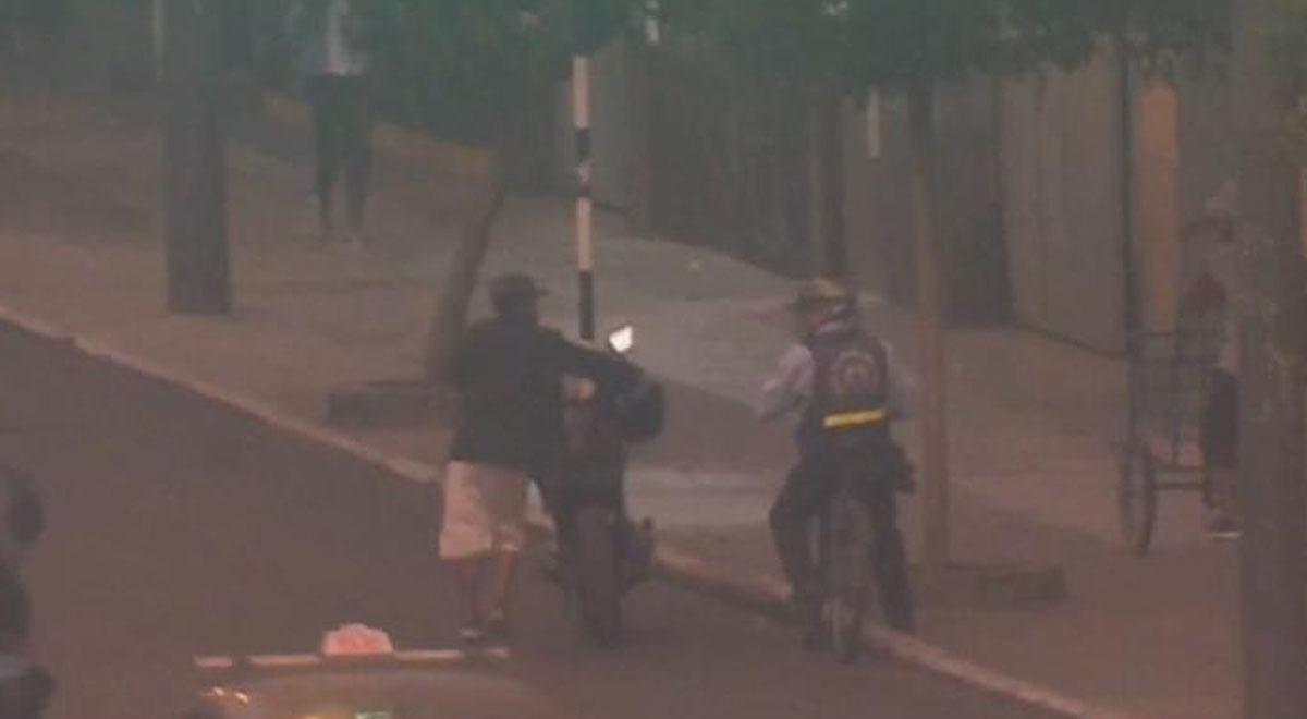 Serenos de Municipalidad de Lima frustran robo de moto en el cercado Serenos de Municipalidad de Lima frustran robo de moto en el cercado