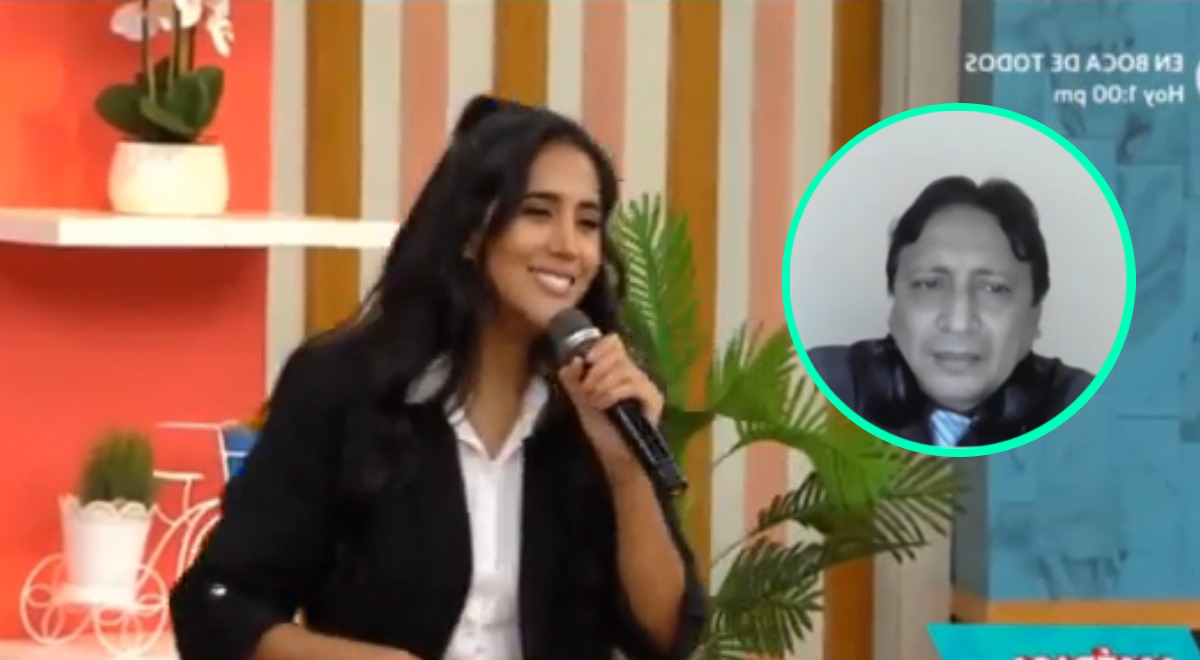 Melissa Paredes es sorprendida por su profesor de colegio en América Hoy Melissa Paredes es sorprendida por su profesor de colegio en América Hoy