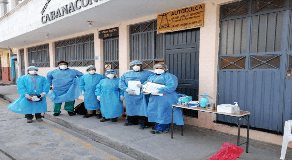 Arequipa: personal médico recibe implementos para la lucha contra en coronavirus en Cabanaconde Arequipa: personal médico recibe implementos para la lucha contra en coronavirus en Cabanaconde