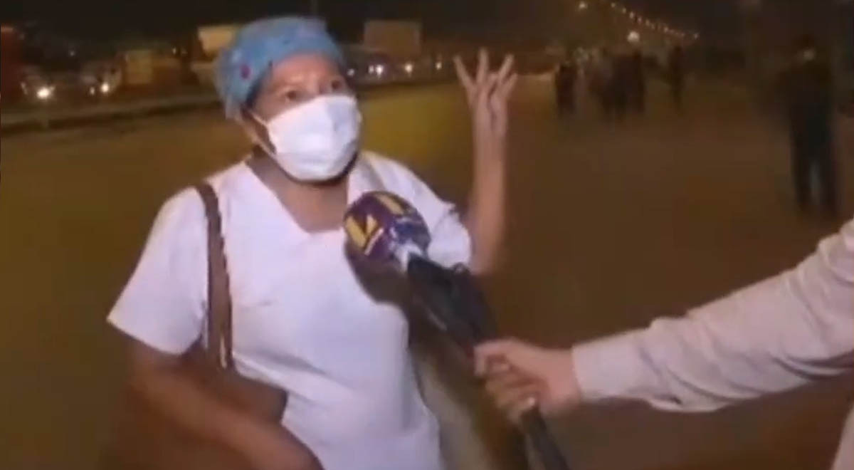 Enfermera de pacientes COVID-19 caminó horas para atenderlos por paro de transportistas Enfermera de pacientes COVID-19 caminó horas para atenderlos por paro de transportistas