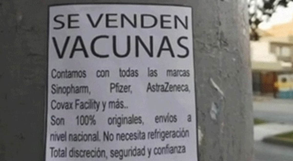 Delincuentes estafan a la ciudadanía con supuesta venta de vacunas contra la COVID-19 Delincuentes estafan a la ciudadanía con supuesta venta de vacunas contra la COVID-19