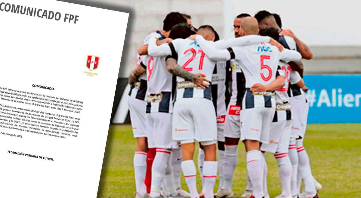 FPF rompe el silencio y aprueba regreso de Alianza Lima: “Respetamos la decisión del TAS” FPF rompe el silencio y aprueba regreso de Alianza Lima: “Respetamos la decisión del TAS”