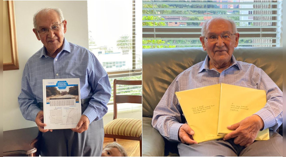 A sus 104 años: adulto mayor presentó su tesis doctoral y resolvió un enigma de hace dos siglos A sus 104 años: adulto mayor presentó su tesis doctoral y resolvió un enigma de hace dos siglos