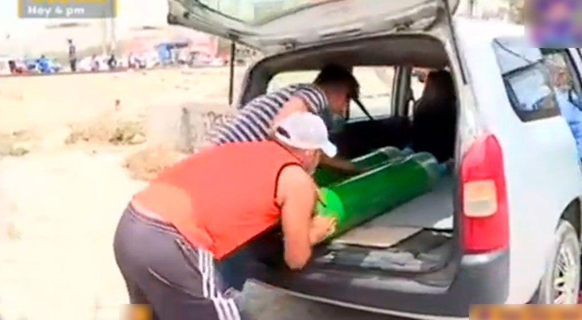 Familiar de paciente COVID-19 no pudo seguir su camino debido al paro de transportistas Familiar de paciente COVID-19 no pudo seguir su camino debido al paro de transportistas