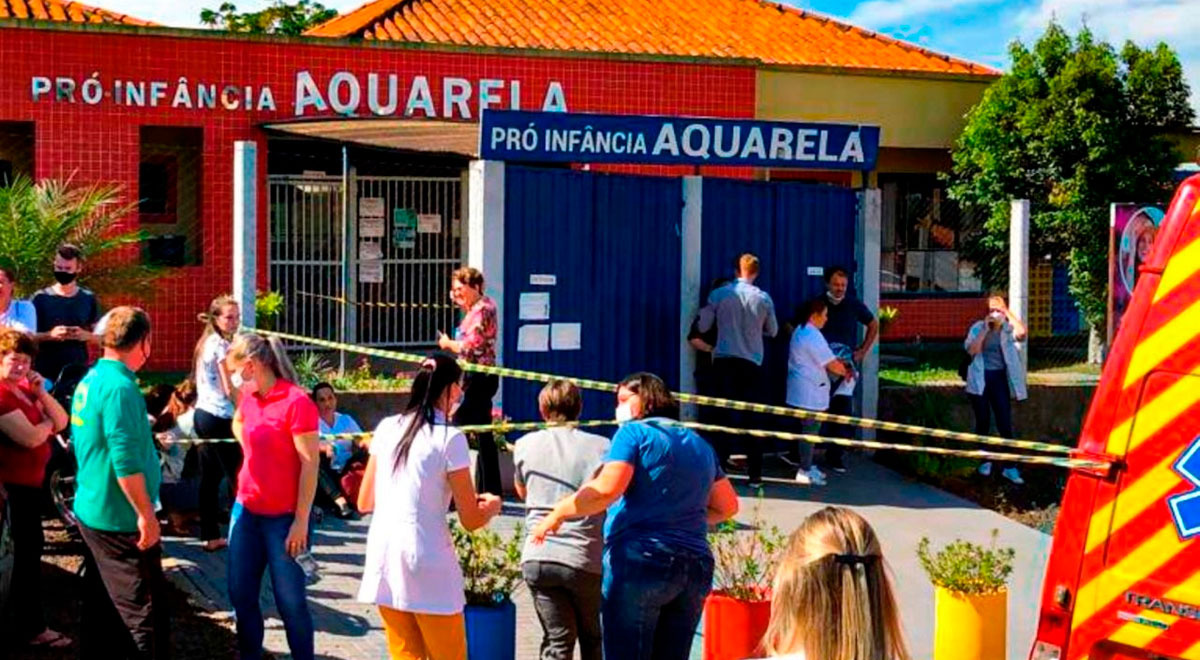 Ataque en guardería infantil de Brasil deja a tres niños y dos maestras fallecidas Ataque en guardería infantil de Brasil deja a tres niños y dos maestras fallecidas