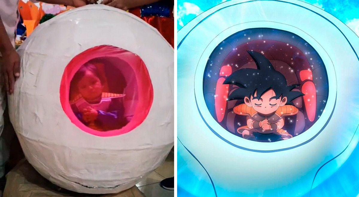 TikTok: fiesta temática de Dragon Ball Z se hace viral por llevar al  cumpleañero en la nave saiyajin, video | El Popular