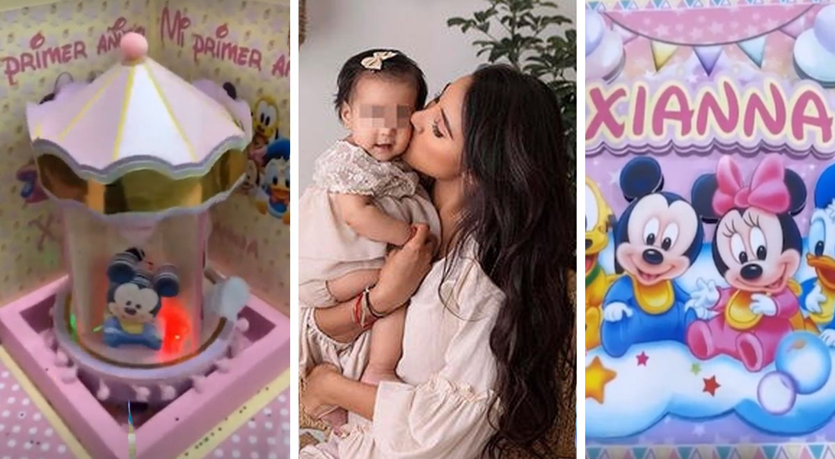 Samahara Lobatón emocionada con el primer año de su bebé.