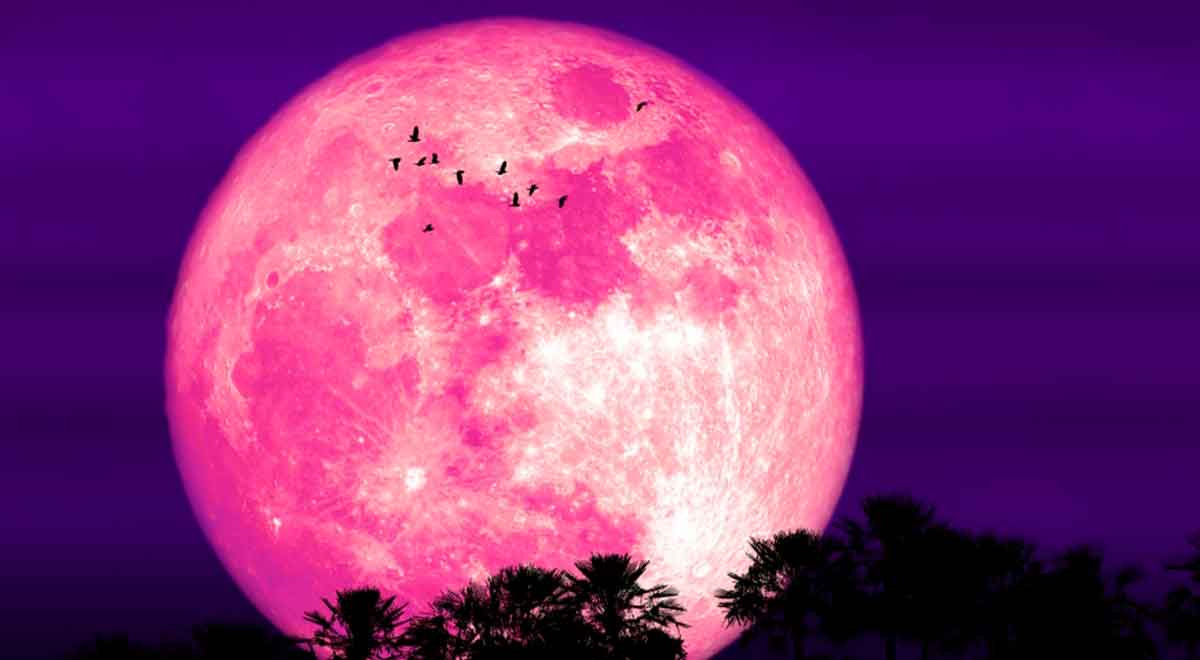 What is the Strawberry Super Moon, and how will it be seen from Peru