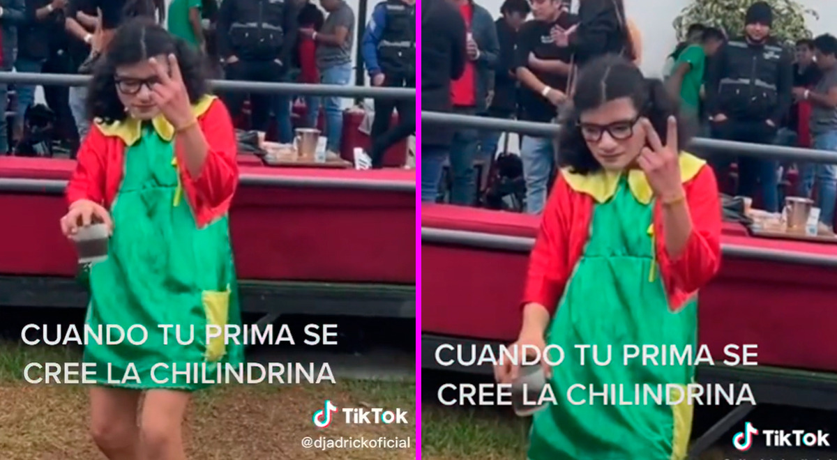 TikTok viral Perú: Se disfraza de Chilindrina del 'El Chavo del Ocho' y  causa furor en fiesta: “El multiverso”, video | El Popular