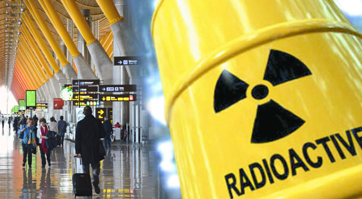 Extravío de contenedor radioactivo en aeropuerto de Madrid genera desesperación