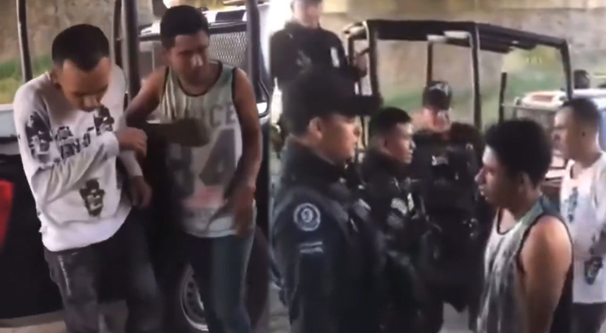 Policías mexicanos obligaron a delincuentes a besarse y golpearse: “Bésense bien o los mato”