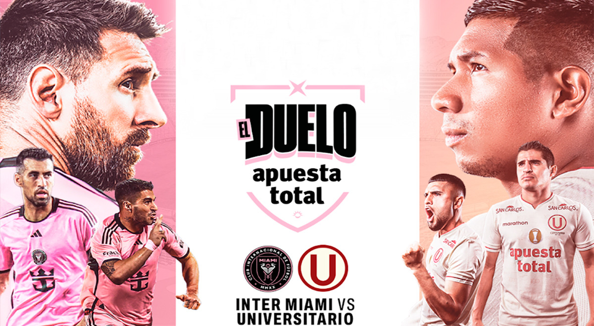 ¿Dónde ver en vivo hoy el partido de la U vs Inter de Miami con Lionel Messi? horario, canal de TV y streaming