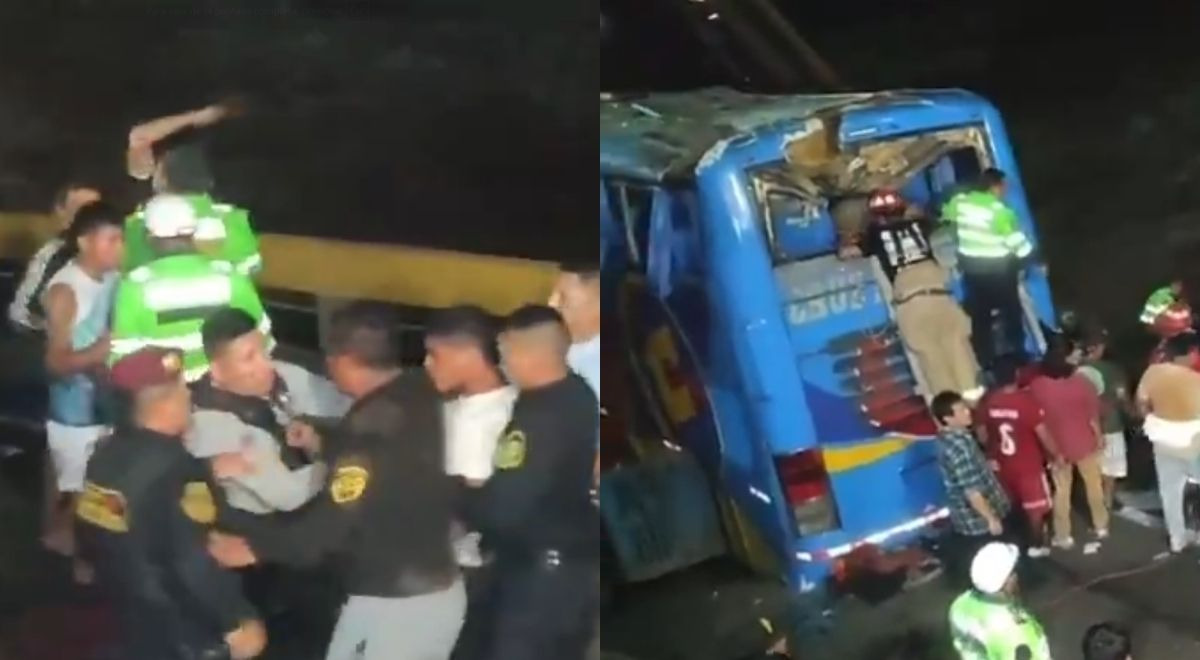 Tragedia en Chancay: saqueos y peleas en medio de colapso de puente que provocó la caída de bus