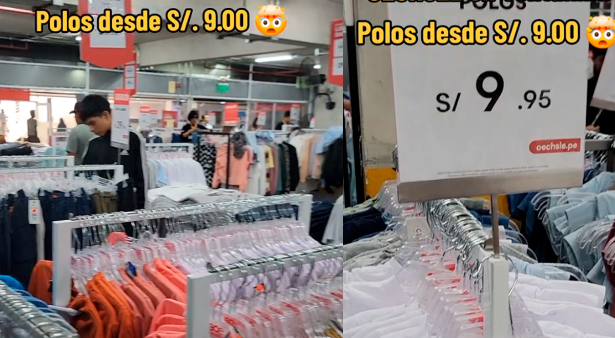 Oechsle remata ropa de marca desde S/9.90: ¿Dónde y hasta cuándo aprovechar esta promo de locura?