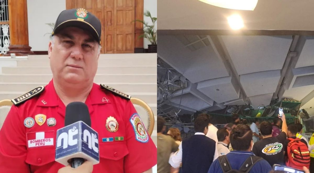 Comandante de bomberos de La Libertad revela detalles tras derrumbe en Real Plaza: “Los fallecidos siguen bajo los escombros”