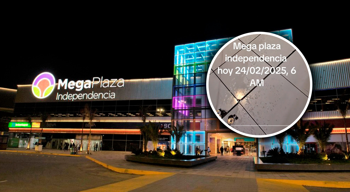 Reportan filtración de agua y rajaduras del techo de Mega Plaza Independencia y situación alarma a los usuarios