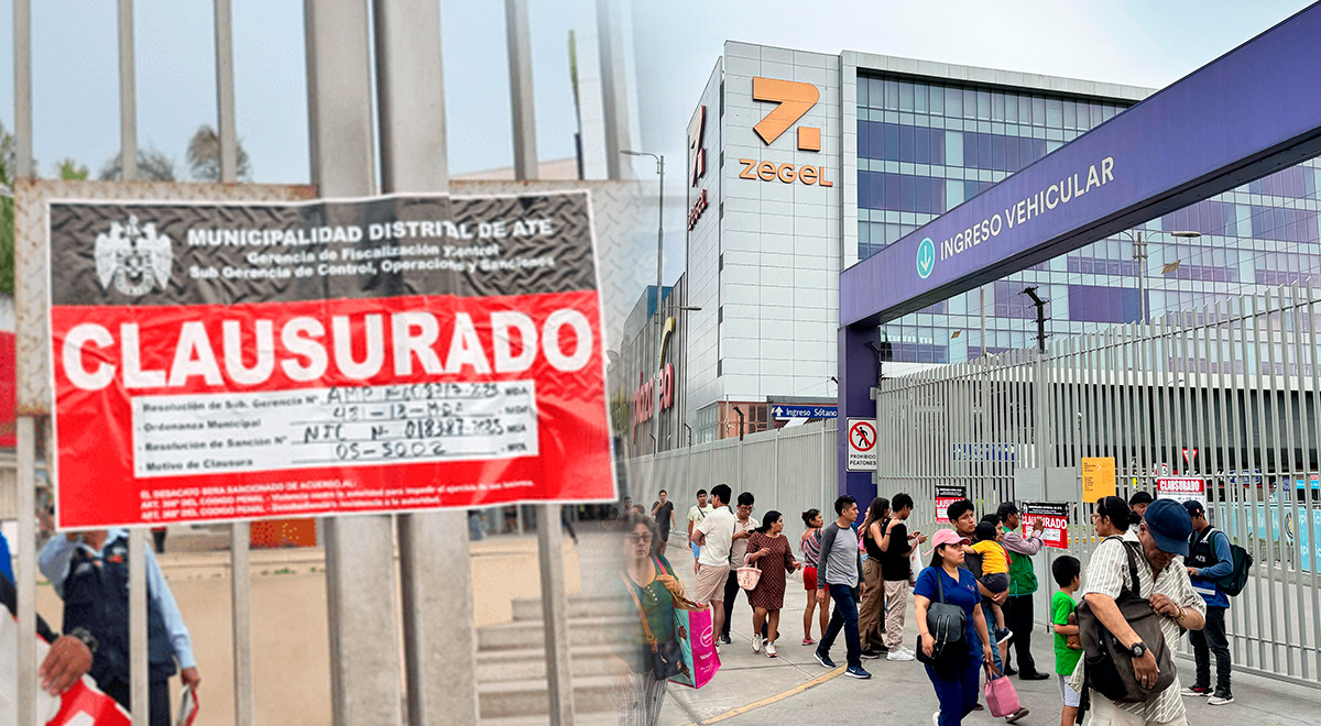 Real Plaza Puruchuco es clausurado en Ate: techo no tenía pernos y estructura metálica estaba oxidada