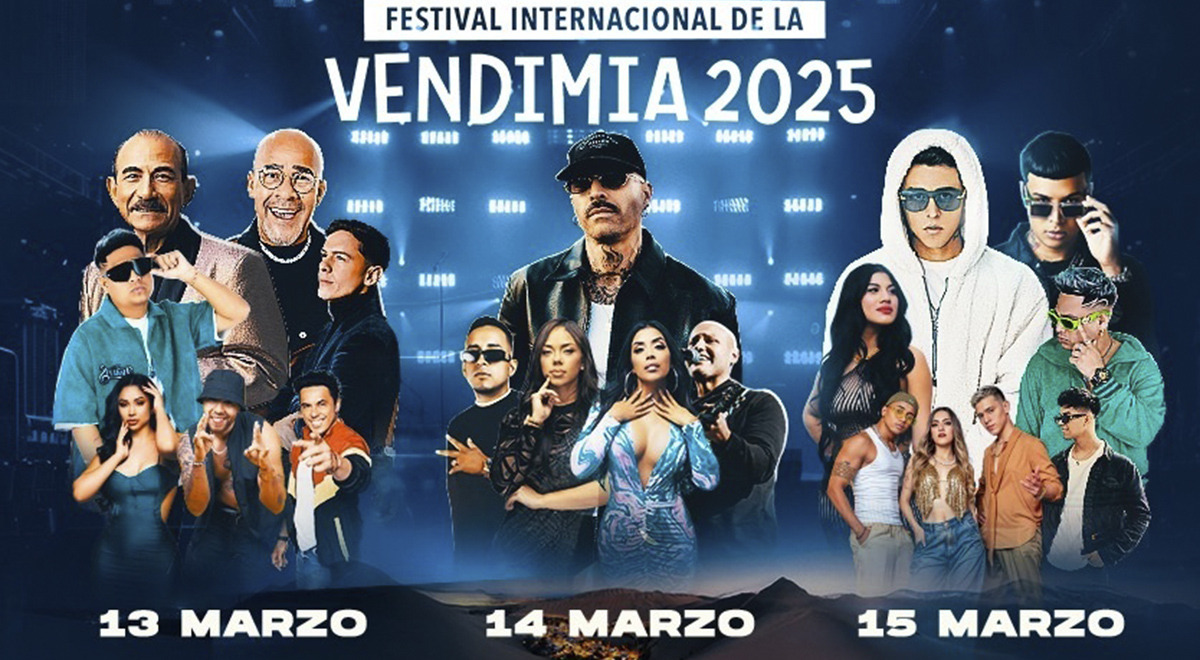 Vendimia 2025: Ica celebrará a lo grande con tres días de concierto