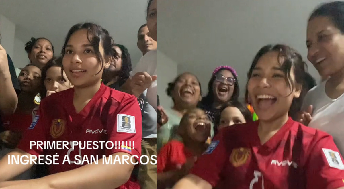 Joven venezolana ingresa a San Marcos en 1° puesto y estalla de emoción: "Mis papás lucharon por esto"