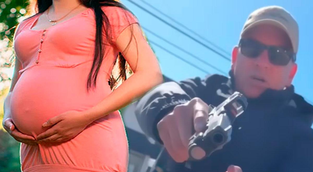 Terror | Um agente do ICE foi gravado apontando uma arma para uma mulher grávida durante uma prisão em Chicago Terror | Um agente do ICE foi gravado apontando uma arma para uma mulher grávida durante uma prisão em Chicago
