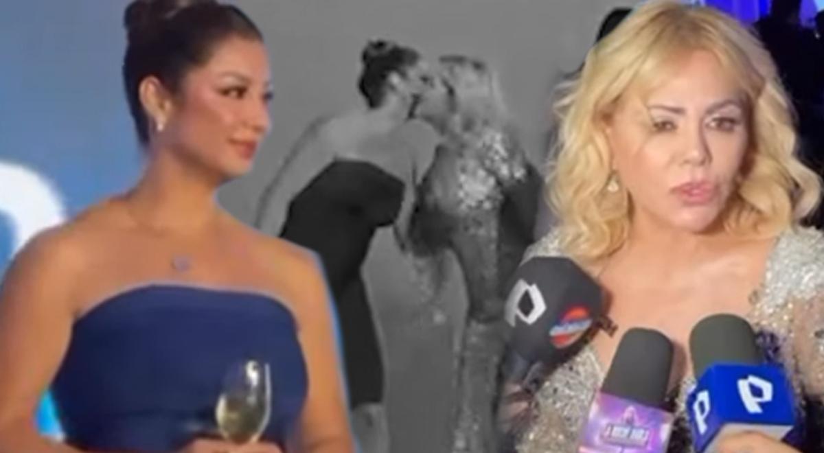 Carla Tarazona reencontra-se cara a cara com Gisela Valcarcel, usuários hesitam: “Beijo de Judas” Carla Tarazona reencontra-se cara a cara com Gisela Valcarcel, usuários hesitam: “Beijo de Judas”