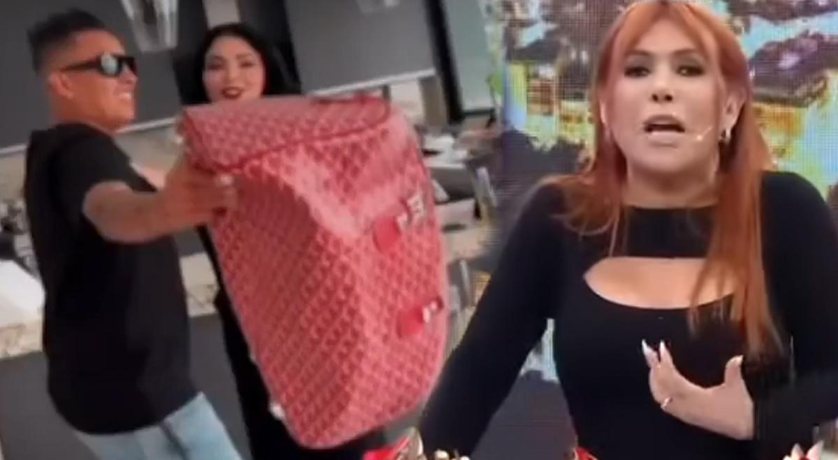 Magali Medina afirma que a sacola de S/20 mil dada a Christian Cueva por Pamela Franco era falsa Magali Medina afirma que a sacola de S/20 mil dada a Christian Cueva por Pamela Franco era falsa