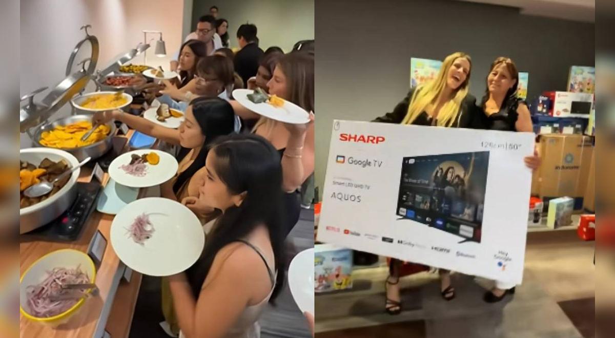 Não apenas cestas! Alejandra Bygoria surpreende seus trabalhadores com artigos de decoração e um amplo buffet Não apenas cestas! Alejandra Bygoria surpreende seus trabalhadores com artigos de decoração e um amplo buffet