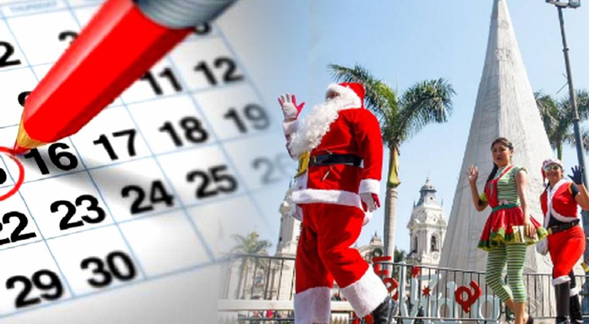 Confirmado | O Peru tem mais 4 dias consecutivos de folga no Natal e Ano Novo, mas apenas para esses trabalhadores