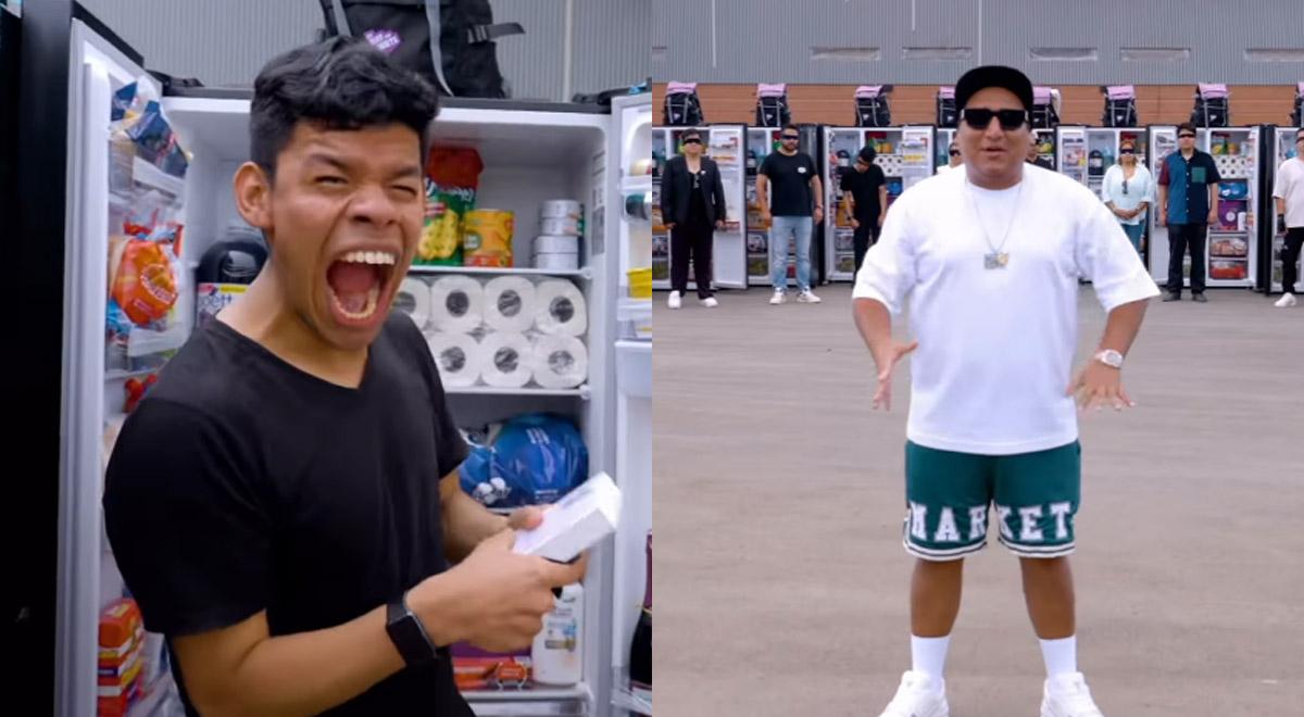 George Luna ficou chocado quando seus funcionários receberam uma geladeira e um iPhone na cesta de Natal.