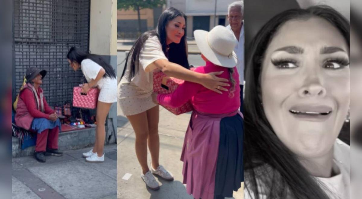 Michelle Soffer se emociona quando vai distribuir cestas de Natal, mas um vendedor ambulante a ‘chuta’: “Não se preocupe…”