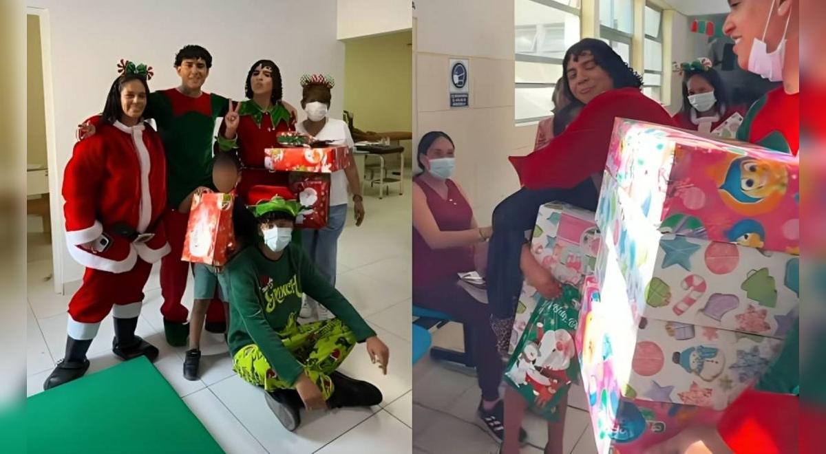 Tiktoker Valentino Palacios se emociona ao dar brinquedos para crianças em vários hospitais: “Eles também merecem”