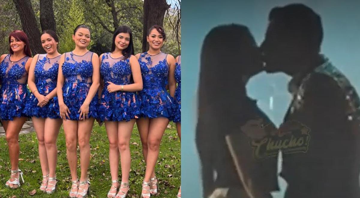 O cantor Serrano do Corazon foi flagrado beijando um integrante do La Inica Tropical após uma cena de ciúmes