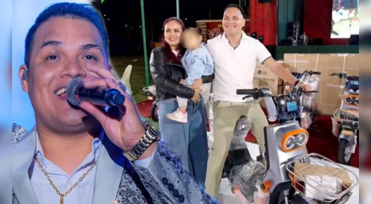 O proprietário de ‘La Bella Luz’, Oscar Custodio, surpreende Davis Paradis com uma motocicleta: “Cantor mais velho”