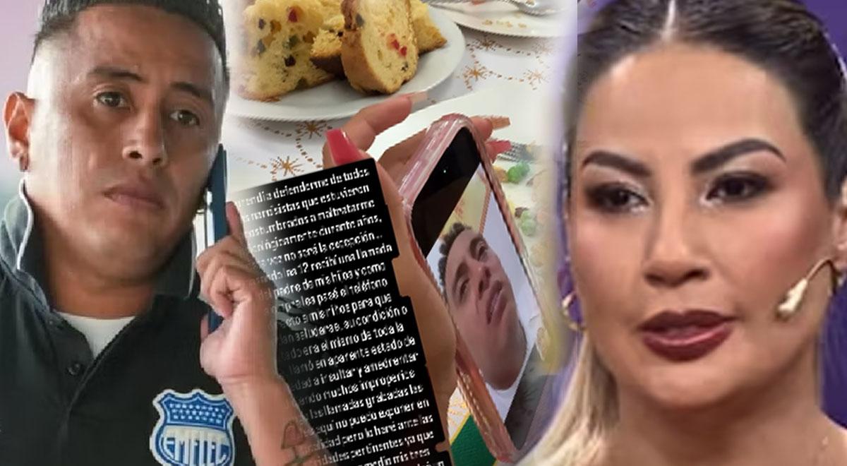 Cristian Cueva e Pamela Lopez fazem caretas em videochamada com os filhos e, ao vê-lo bêbado, explode: “Vou te cortar”