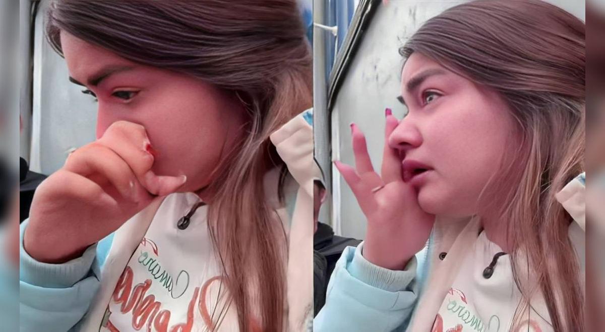 TikToker Jilari começa a chorar após ser inocentado pela segurança do terminal terrestre de Cajamarca: “Não os trate assim…”