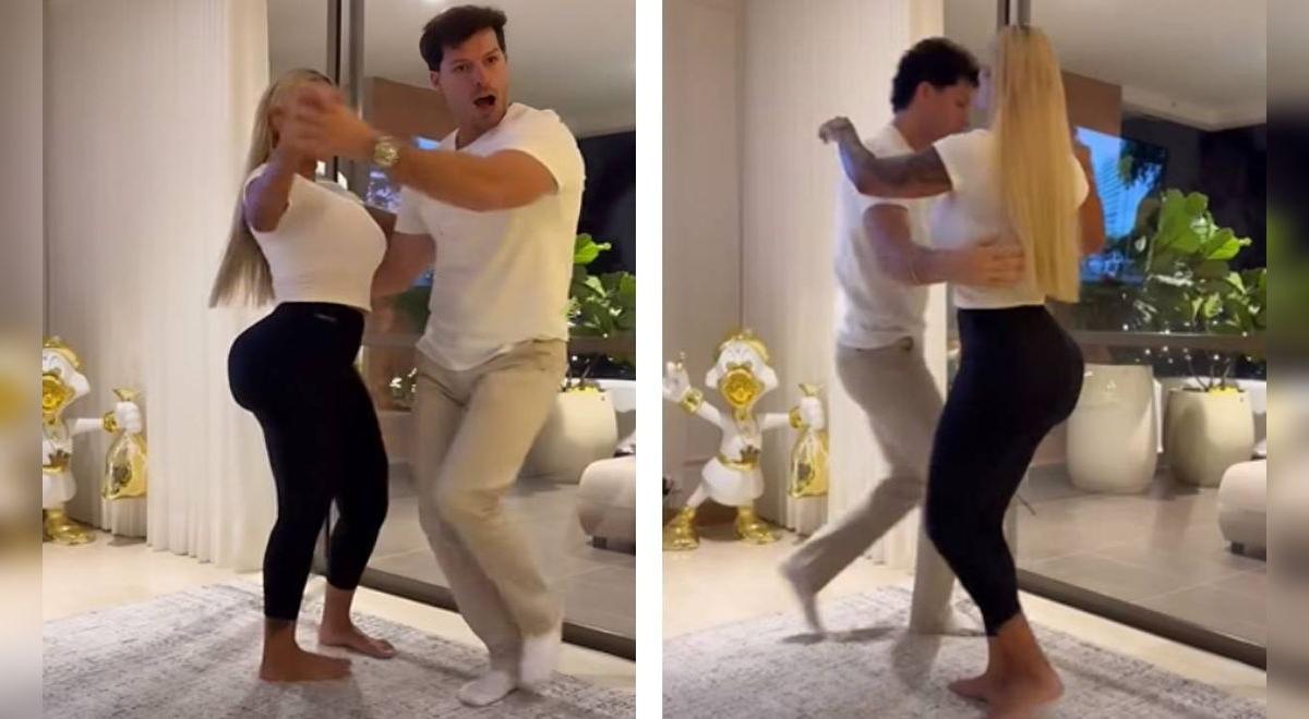 Patricio Parodi se surpreende ao dançar com a mãe de Natalia Segura, mas os usuários notam um detalhe especial