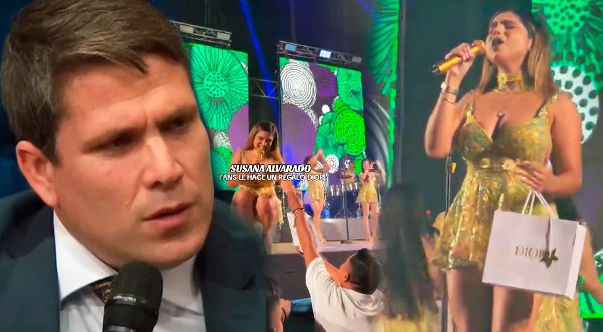 Susana Alvarado recebeu presente luxuoso de fã e usuários no show: “E só um buquê para Basan”