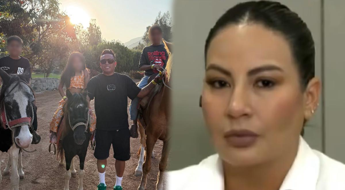 Christian Cueva reaparece com seus filhos após reivindicar propriedade compartilhada de Pamela Lopez