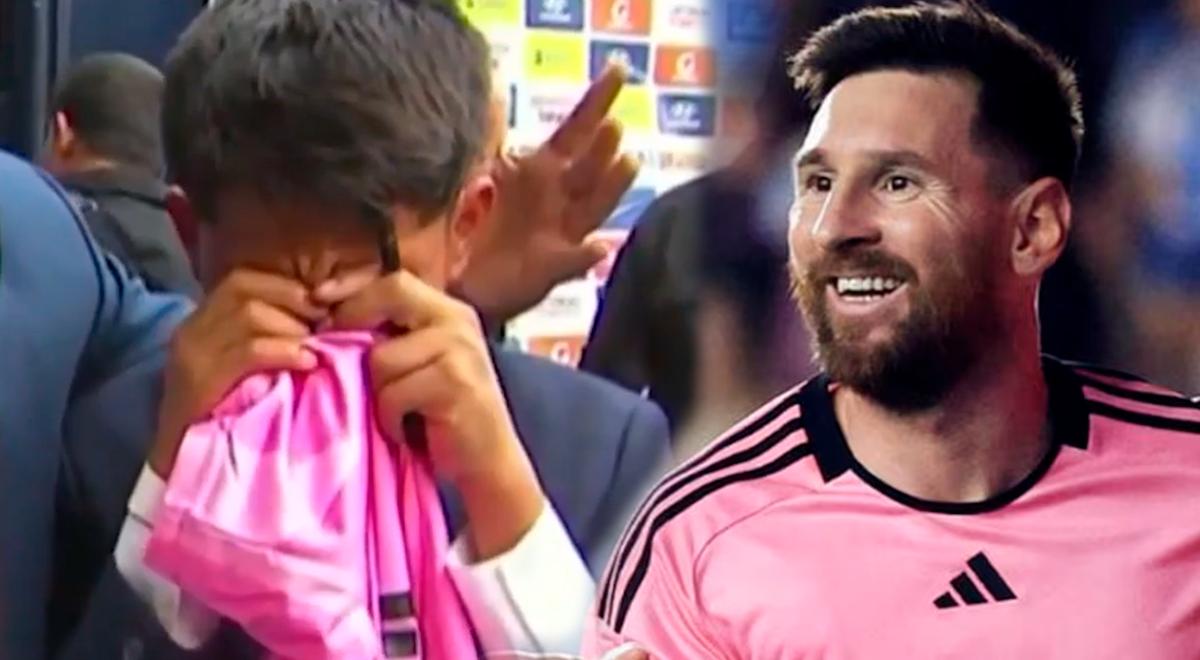 Paul Deportes chora após receber assinatura de Lionel Messi no Matut: “Obrigado Leo”
